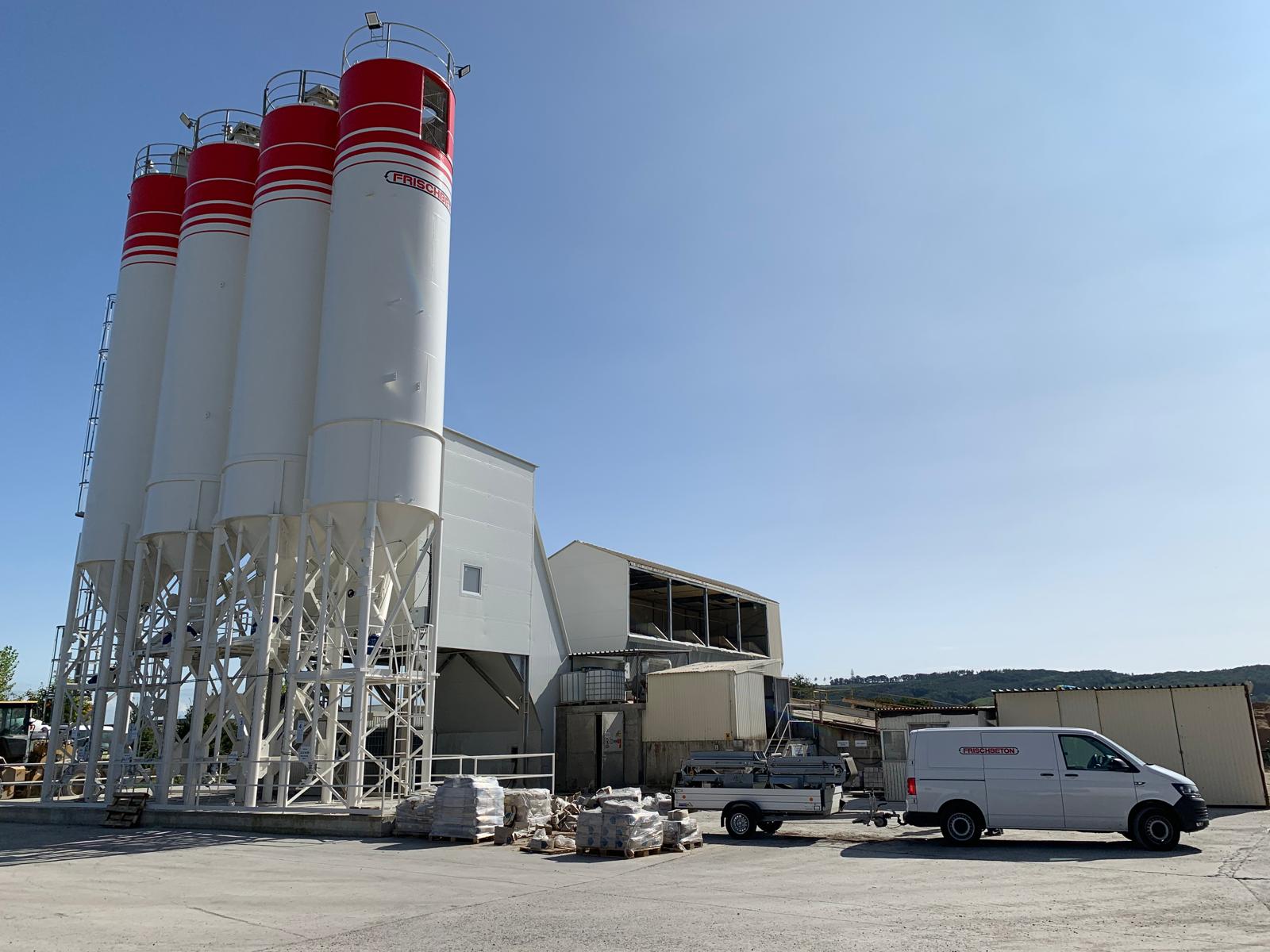 Věžová betonárna Frischbeton v Mladé Boleslavi - realizace 3VS Betonservis