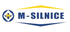 Logo M-Silnice - referenční partner pro mobilní betonárny
